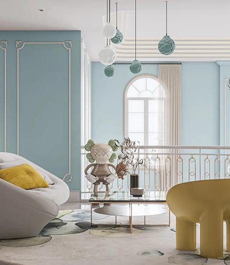 Artistic texture membrane paste